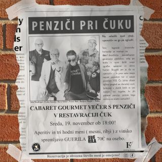 Ko se združijo odlična hrana in legendarni humor … nastane večer, ki ga ne smeš zamuditi! 😄
📅 19. November | 📍 Restavracija Čuk Postojna
🎭 “PENZIČI” – Vinko Šimek, Boris Kobal, Franci Kek & Boštjan Meglič
📲 Rezervacije: 041696350